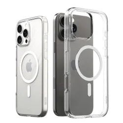 Cover Iphone 16 Pro Max Duple Magsafe Case Araree - Clear